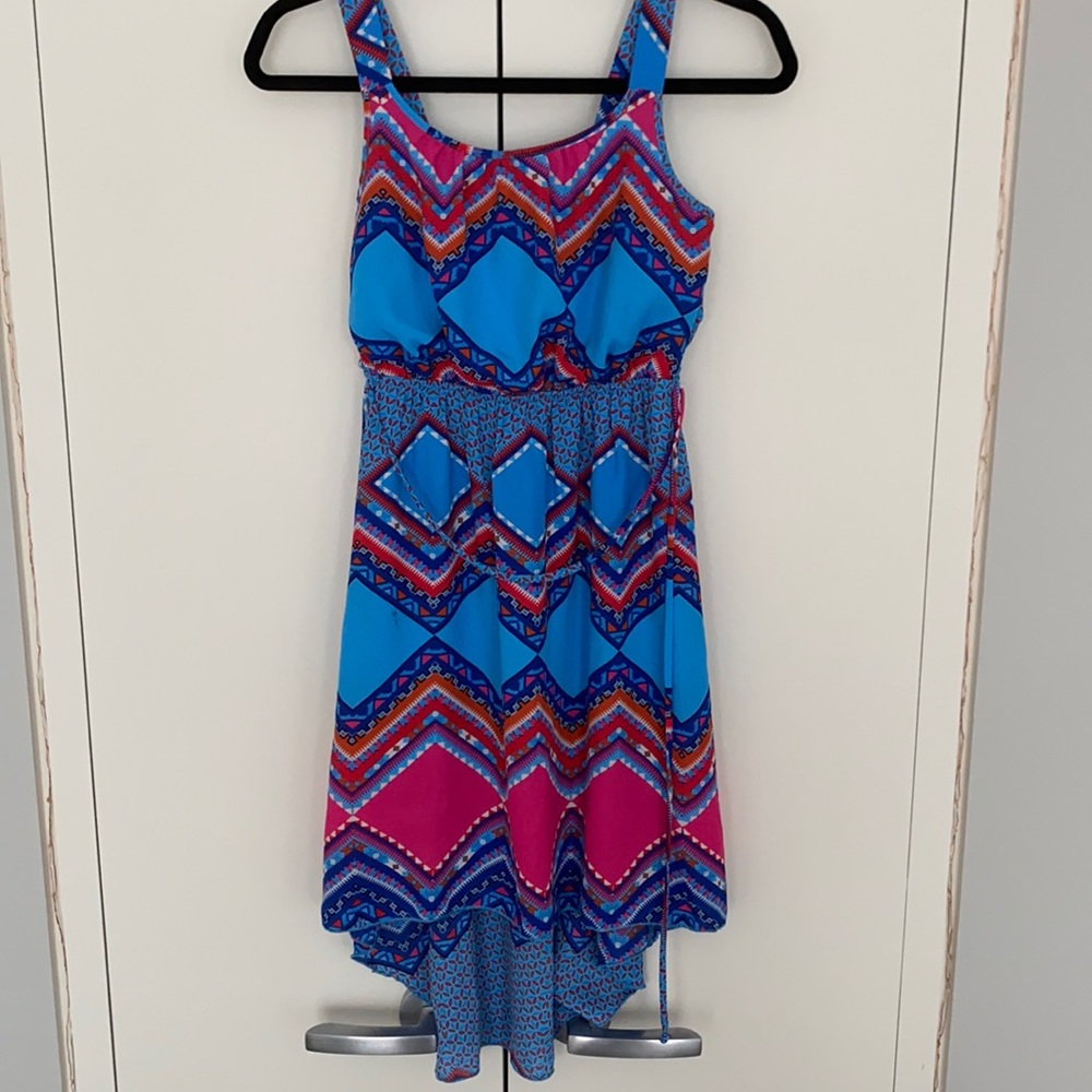 Paper Doll Neon Girls Dress